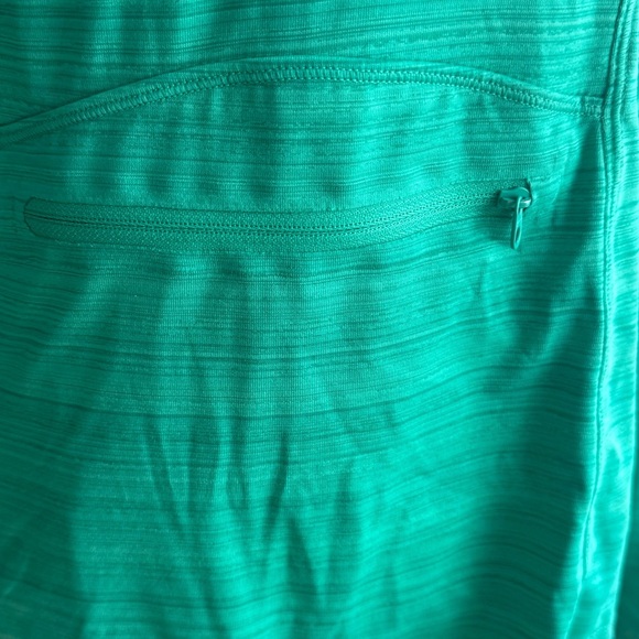 ATHLETA Teal Long Sleeve Athletic Top Full Zip Up - Picture 4 of 10